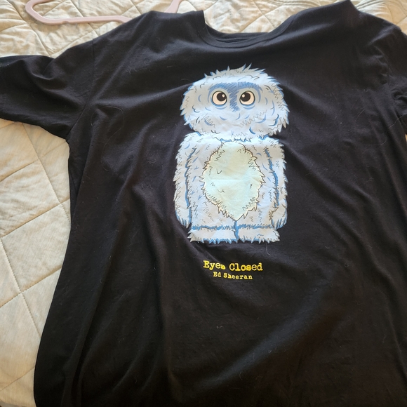 Ed Sheeran Eyes Closed T-shirt Purchase From The Ed Sheeran Shop Size XXL - Picture 5 of 5